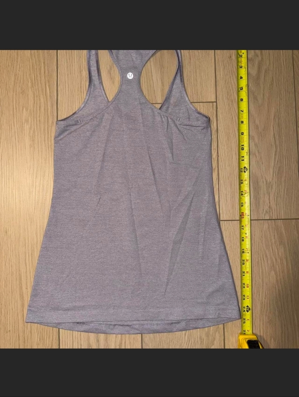 lululemon athletica Heathered Light Purple Racerback Tank Size 6
